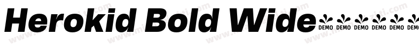 Herokid Bold Wide字体转换